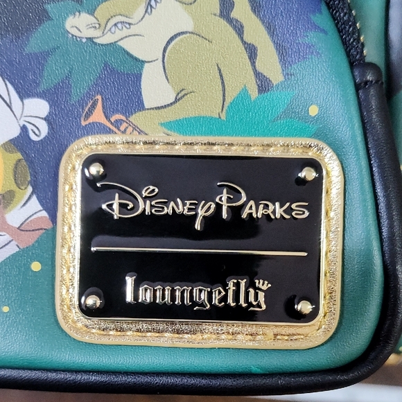Loungefly Disney Parks Tiana's Bayou Adventure Mini Backpack - Green & Black - Picture 2 of 8